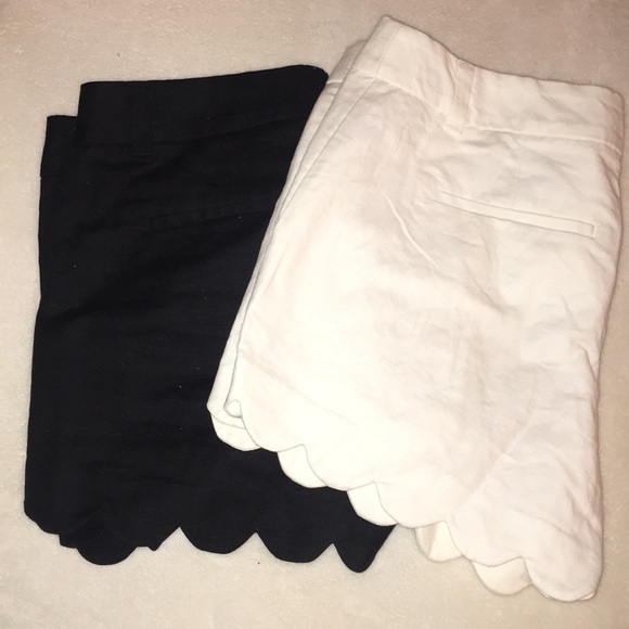 TWO PAIRS j crew scallop shorts - Picture 3 of 3